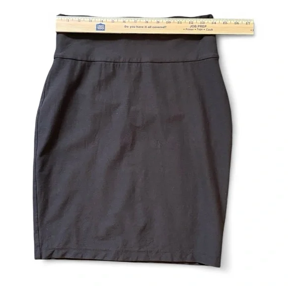 EILEEN FISHER‎ DARK GREY WASHABLE CREPE MINI SKIRT SIZE XS - Picture 9 of 10